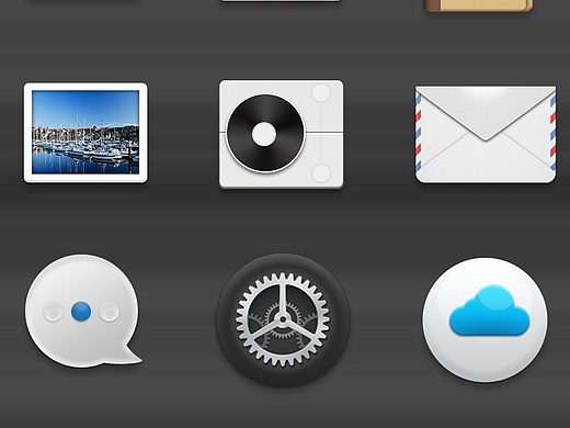 锤子简物 轻拟物图标设计,华为手机主题设计