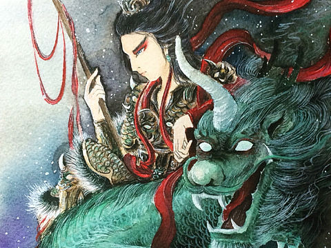 年兽（个人主页-ZMTk5MzIyMjA=） - 艺术插画 - 站酷设计师微蓝海原创素材 - 站酷ZCOOL