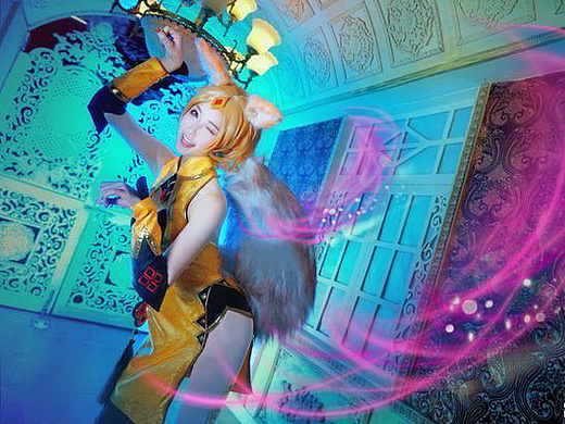 aa国际动漫,cosplay,王者荣耀,妲己