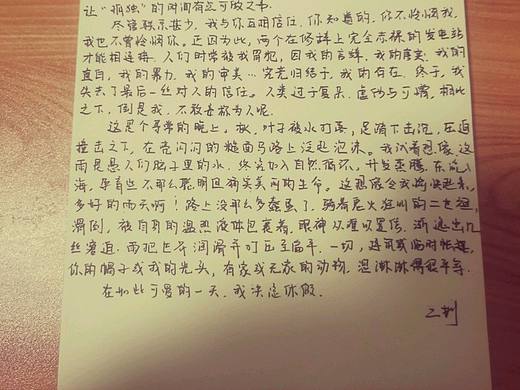 手写信件to Anima