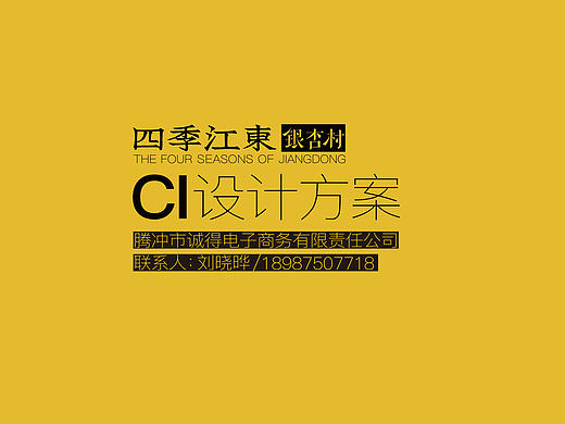腾冲银杏村vi设计初稿