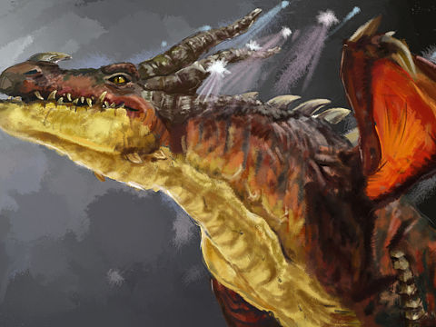 大概是驯龙高手里的一只小龙吧啊哈哈～