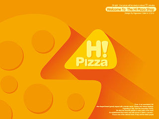 Hi Pizza披萨店餐饮品牌设计(已商用)