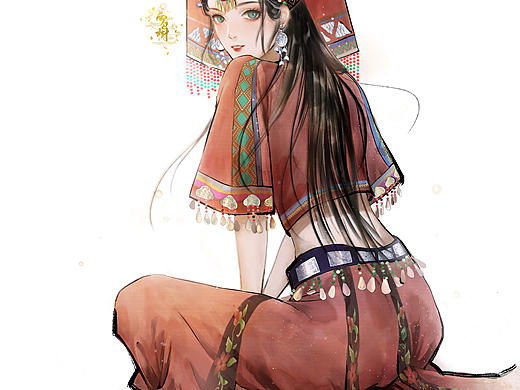 民族风（个人主页-ZNTQxMTU2MDA=） - 艺术插画 - 站酷设计师面包树呀原创素材 - 站酷ZCOOL