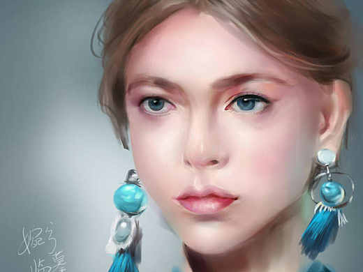 16年夏绘画习作|临摹人物一张（个人主页-ZMTc3OTYwODA=） - 创作习作 - 站酷设计师婉兮wanxi原创素材 - 站酷ZCOOL