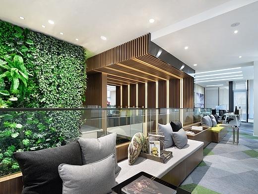 贵阳绿色环保的现代办公室装修案例欣赏（个人主页-ZMTk1OTQxMTI=） - 家装设计 - 站酷设计师贵阳办公室装修原创素材 - 站酷ZCOOL