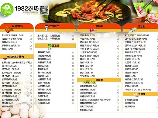 1982农场-菜单