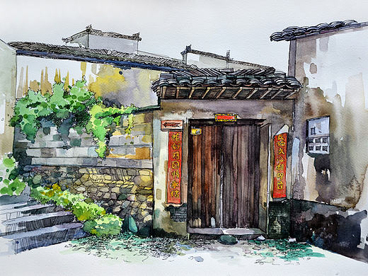 躲雨徽州——雨中存活的小作