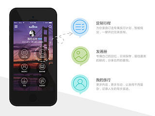 旅游app 设计（个人主页-ZNTQyMTcyOA==） - APP界面 - 站酷设计师猫的好奇原创素材 - 站酷ZCOOL
