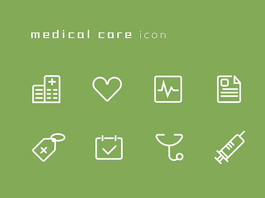 医疗图标练习（个人主页-ZMTY3NTk4NDQ=） - 图标 - 站酷设计师VIOLETSANG原创素材 - 站酷ZCOOL