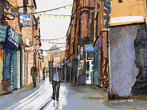 近期部分速写习作(街景)