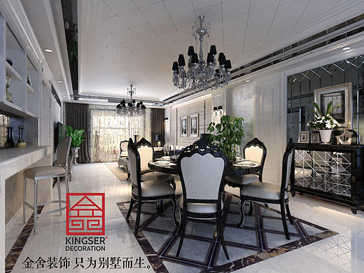 【国仕山装修】179㎡-后现代风格-金舍装饰-石家庄装修（个人主页-ZMTgyMTU1Njg=） - 家装设计 - 站酷设计师金舍小柯原创素材 - 站酷ZCOOL