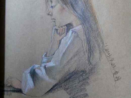 彩铅小稿
