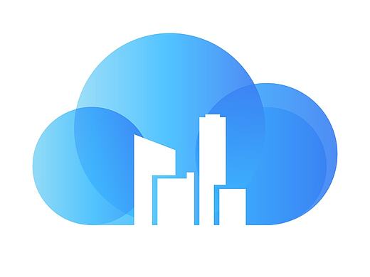 为新型智慧园区平台设计的logo，未采用