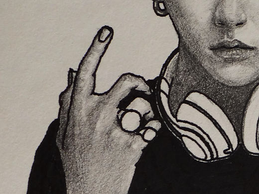 好好学习 听兄弟姐们的话 放弃传统的绘画 这 大约希望是最后一张 然而 还是不像