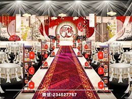 新中式婚禮效果圖