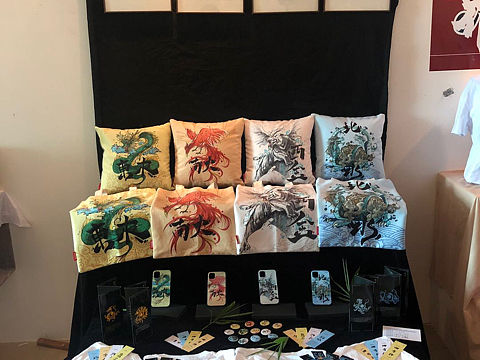 四方神兽（个人主页-ZNDY2ODY0OTI=） - 艺术插画 - 站酷设计师爱画画的鱼原创素材 - 站酷ZCOOL