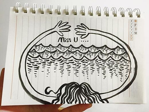 哥送了我一支笔（个人主页-ZMTM4NTIyODQ=） - 新锐潮流插画 - 站酷设计师丸子不熬夜原创素材 - 站酷ZCOOL