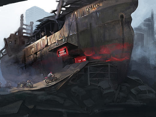 場景厚涂練習（個人主頁-ZMTc5ODc3NTI=） - 商業(yè)插畫 - 站酷設計師喜鵲magpie原創(chuàng)素材 - 站酷ZCOOL