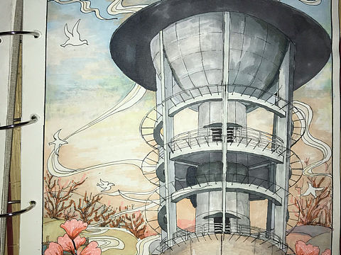 大广轻 校园（个人主页-ZMzg4NTUxNDQ=） - 艺术插画 - 站酷设计师Z12294480原创素材 - 站酷ZCOOL