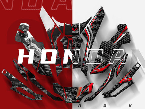 摩托车贴纸海报