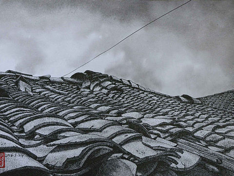 針管筆插畫，數(shù)萬狂點（個人主頁-ZMjE1MDAyMjg=） - 創(chuàng)作習作 - 站酷設計師殷偉原創(chuàng)素材 - 站酷ZCOOL