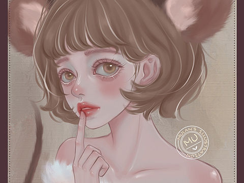 吱～（个人主页-ZNTIyNjc3Njg=） - 创作习作 - 站酷设计师木兰不姓花原创素材 - 站酷ZCOOL