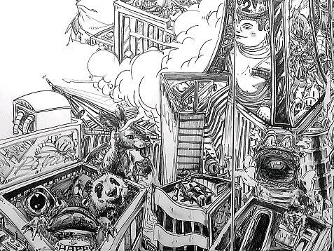 手绘是被淘汰了么？（个人主页-ZNTQyNDQ2NzI=） - 艺术插画 - 站酷设计师孟爷子原创素材 - 站酷ZCOOL