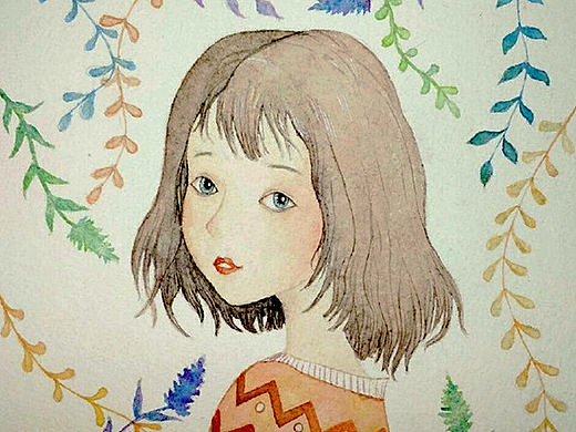 水彩人物手绘