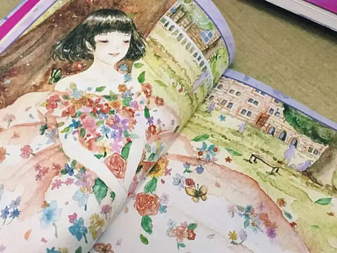 小说《一朵花开的时间》•插图绘制