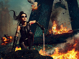 创意摄影后期演示