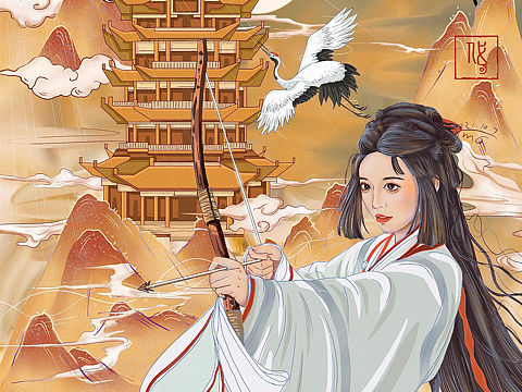 国风插画