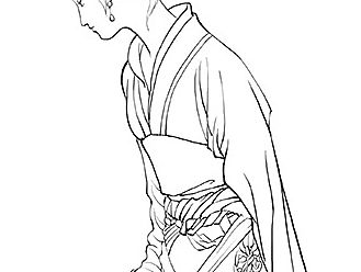 仕女图线稿（附PSD）