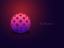 【临摹作品】三维球－PS作图简易3D效果