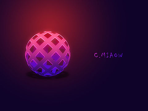 【临摹作品】三维球－PS作图简易3D效果