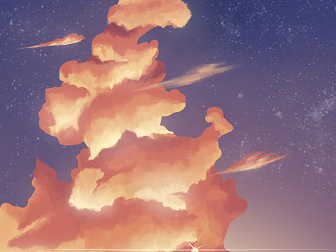 掉队的流星与水母游