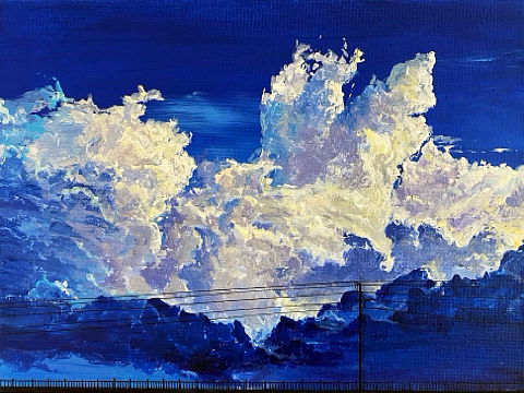 带有机理感的动漫云层