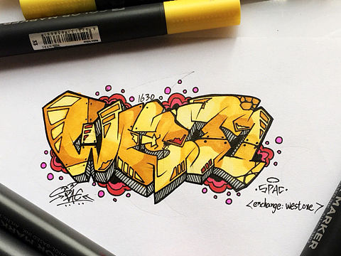 涂鸦：westone