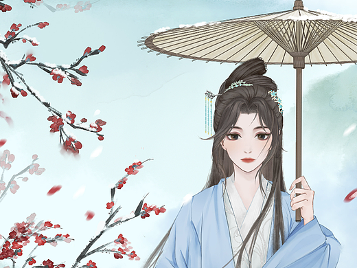 冬（個人主頁-ZNjM3MjcwMjg=） - 藝術(shù)插畫 - 站酷設(shè)計師河傾月落原創(chuàng)素材 - 站酷ZCOOL