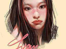 給女友畫的比較成功的作品[billd奔跑]