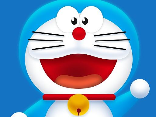 PS画属于自己的机器猫