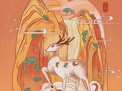 国潮风插画
