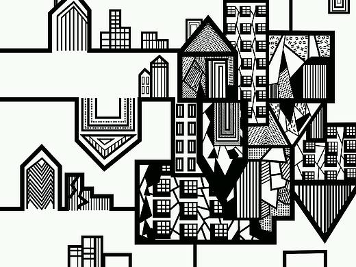 黑白的构成（个人主页-ZMjQwNDY3NDQ=） - 图案 - 站酷设计师JOkb9999原创素材 - 站酷ZCOOL