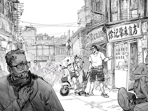 最近从老家汲取灵感创作的一组作品
