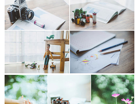 清凉一夏，小清新静物调色分享。