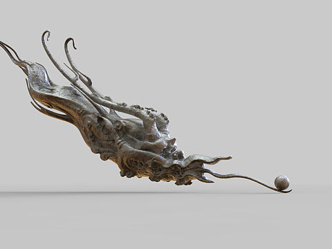 做了一半就擱置了，要找時間一氣呵成才行（個人主頁-ZNTIzODEzMjg=） - 雕塑 - 站酷設(shè)計師弘舍藝術(shù)原創(chuàng)素材 - 站酷ZCOOL