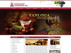 国外红酒网站 网页网站设计Web界面web蓝色企业网站首页软件公司扁平化简洁风