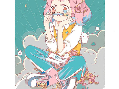 卡通女孩