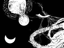 黑白像素画 猎奇系