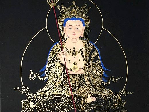佛像•地藏菩萨天人相